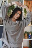 Terry B Classic Sweatshirt Mocha